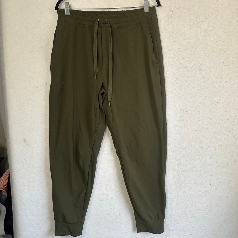 RLX Ralph Lauren Mens Olive Green Performance Jogger Pants Medium Stretch Golf